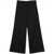 LOW CLASSIC Low Classic Wide Wool Trouser Clothing Black