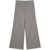 LOW CLASSIC Low Classic Wide Wool Trouser Clothing GREY