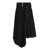 Off-White Off-White Pleated Asymmetrical Skirt Black