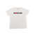 Moncler White t-shirt with print Beige