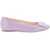 Roger Vivier Patent Leather Trompette Ballerina Flats BABY PURPLE