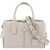 TOD'S Grained Leather Bowling Bag STUCCO