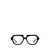 KUBORAUM Kuboraum Eyeglasses BLACK SHINE & TRANSPARENT GREY