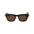 AKONI Akoni Sunglasses DARK TORTOISE-CRYSTAL AMBER W/DARK BROWN