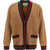 Gucci Cardigan CAMEL/GREEN/RED