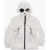 C.P. Company Kids Polyester Windbreaker Jacket With Hood White