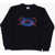 C.P. Company Kids Brushed Cotton Crew-Neck Sweatshirt With Embroidered Logo Midnight Blue