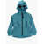 C.P. Company Kids Polyester Windbreaker Jacket With Hood Blue