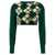 Burberry Burberry Argyle Pattern Sweater GREEN