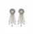 Alessandra Rich Alessandra Rich Round Clip-On Earrings SILVER