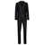 Dolce & Gabbana 'Martini' Black Single-Brested Tuxedo Suit in Silk Lamé Jacquard Man BLACK