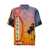 PURPLE BRAND Multicolor Bowling Shirt with Blue Sky Inn Print in Viscose Man MULTICOLOR