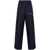 Palm Angels Palm Angels Track Logo Trousers In Linen BLUE