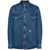 Palm Angels Palm Angels Monogram Denim Shirt BLUE