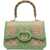 LA CARRIE Monogram handbag Green