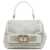 LA CARRIE Handbag in rhinestones "Grace" White