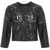 Liu Jo Jacket in faux leather with embroidery Black