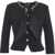 Elisabetta Franchi Cropped blazer Black