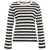 Jucca Knit sweater with stripes Black
