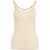 Jucca Ribbed tank top Beige