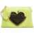 LOVE Moschino Shoulder bag with logo applique Yellow