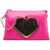 LOVE Moschino Shoulder bag with logo applique Pink