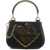 LOVE Moschino Mini bucket bag with logo applique Black