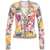 Blugirl Knitted cardigan with floral print Multicolor