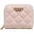 GUESS Quilted wallet with logo Pink