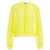 Twin-set Simona Barbieri Organza blouse with lace Yellow