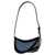 MUGLER Mugler 'Small Denim Spiral Curve 01' Shoulder Bag MULTICOLOR