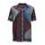 Dolce & Gabbana Multicolor Geometric Print Shirt In Silk Man MULTICOLOR