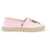 Kenzo Canvas Espadrilles With Logo Embroidery ROSE CLAIR