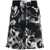 Versace Shorts with baroque print Black