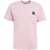 Stone Island T-shirt with embroidered logo Pink