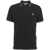 Stone Island Polo shirt with embroidered logo Black