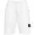 Stone Island Bermuda shorts with detachable logo White