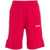 Disclaimer Shorts with logo Red