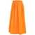 VICARIO CINQUE Skirt with inverted pleat Orange