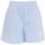 Kaos Shorts with contrasting stripes Blue