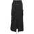 Liu Jo Slit skirt with cargo pockets Black