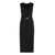 Versace Versace Crepe Midi Dress BLACK