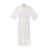 Max Mara MAX MARA EULALIA - Long cotton and silk chemisier dress WHITE