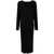 Khaite KHAITE TRINA LONG DRESS WITH V-NECK BLACK