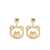 Moschino Moschino Teddy Bear Clip Earrings GREY