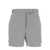 Thom Browne Grey Stripe Bermuda Shorts with 4Bar RWB Detail in Cotton Woman GREY