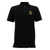 Dolce & Gabbana Black Cotton Men's Chest Detail Polo Shirt BLACK