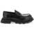 Alexander McQueen Brushed Leather Wander Loafers BLACK