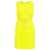 Twin-set Simona Barbieri Mini dress with feather effect threads Yellow