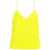 Twin-set Simona Barbieri Top with feather effect threads Yellow
